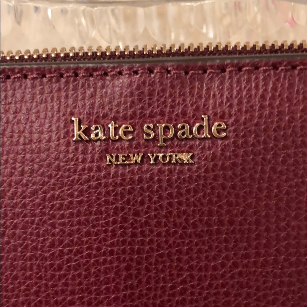Sylvia Continental Wristlet Wallet Cherrywood -- NEW - Picture 2 of 10